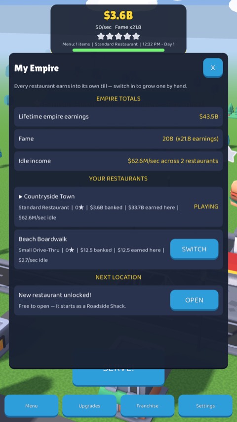 Managing your restaurant empire
